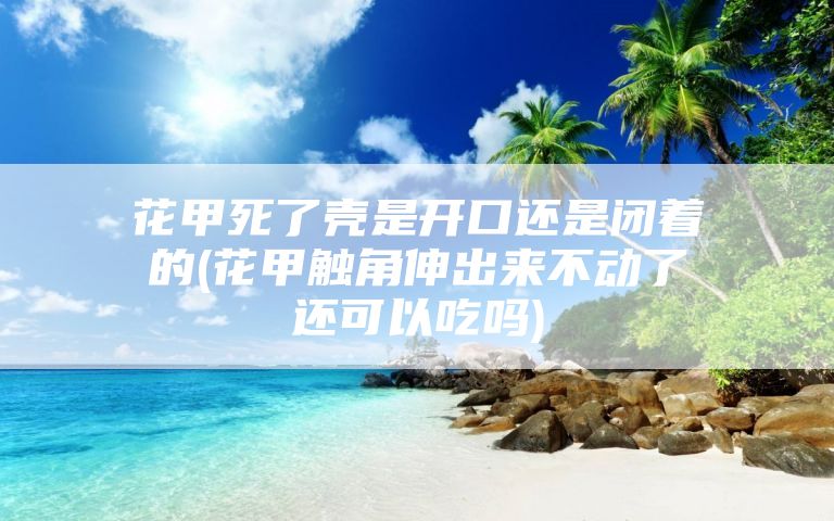 花甲死了壳是开口还是闭着的(花甲触角伸出来不动了还可以吃吗)