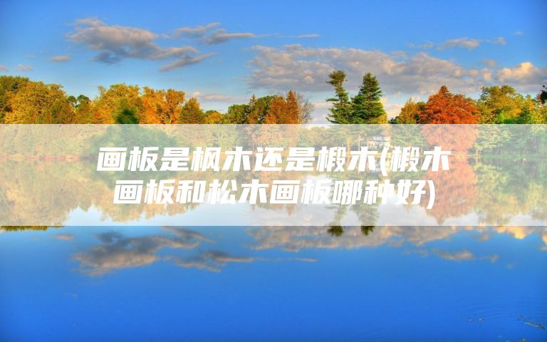 画板是枫木还是椴木(椴木画板和松木画板哪种好)
