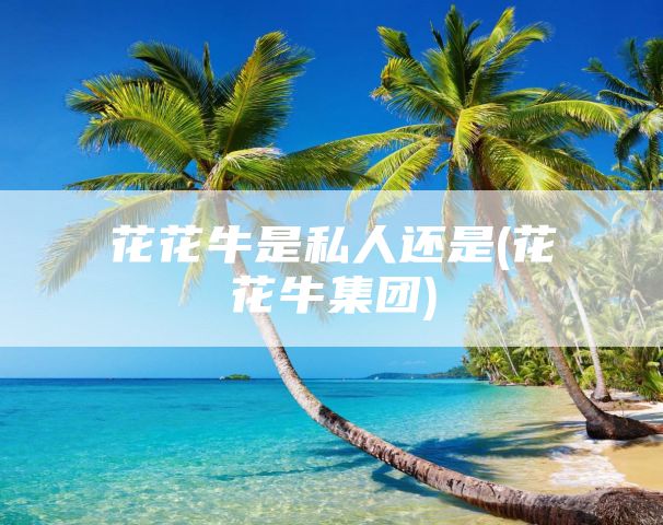 花花牛是私人还是(花花牛集团)
