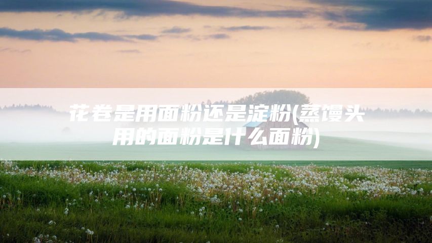 花卷是用面粉还是淀粉(蒸馒头用的面粉是什么面粉)