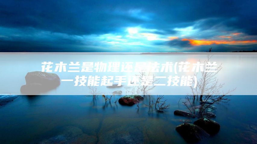 花木兰是物理还是法术(花木兰一技能起手还是二技能)