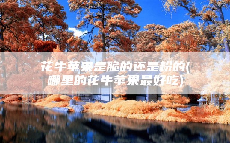 花牛苹果是脆的还是粉的(哪里的花牛苹果最好吃)