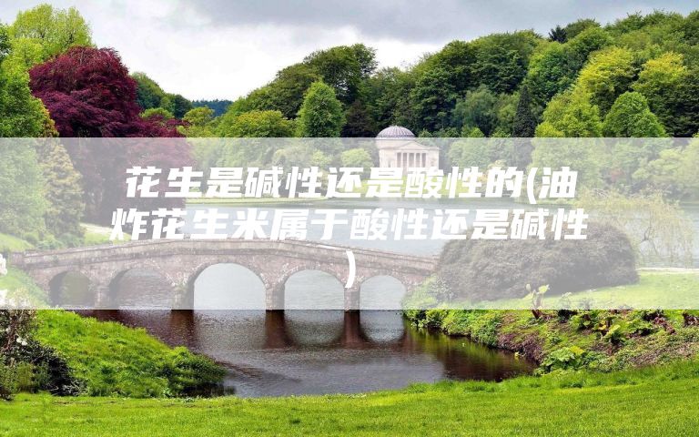 花生是碱性还是酸性的(油炸花生米属于酸性还是碱性)