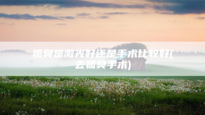 狐臭是激光好还是手术比较好(去狐臭手术)