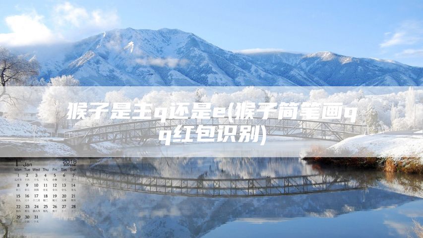 猴子是主q还是e(猴子简笔画qq红包识别)