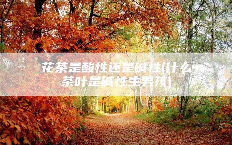 花茶是酸性还是碱性(什么茶叶是碱性生男孩)
