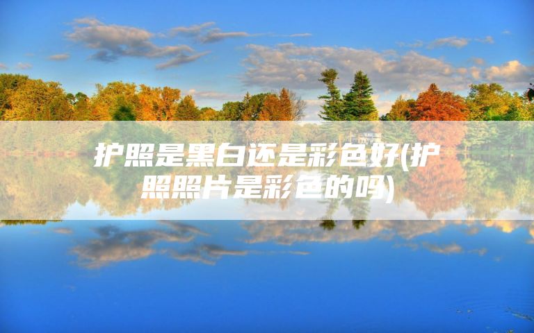 护照是黑白还是彩色好(护照照片是彩色的吗)