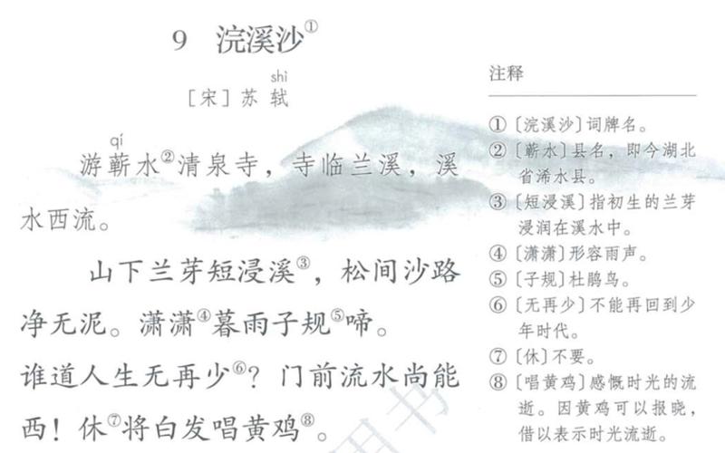 浣溪沙词牌是词还是诗(浣溪沙是一首什么诗)